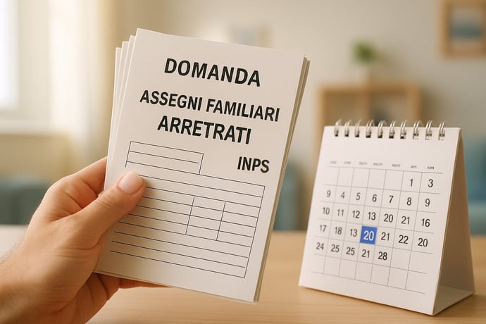 Dopo quanto arrivano i soldi degli assegni familiari arretrati? Tempi medi 2025 