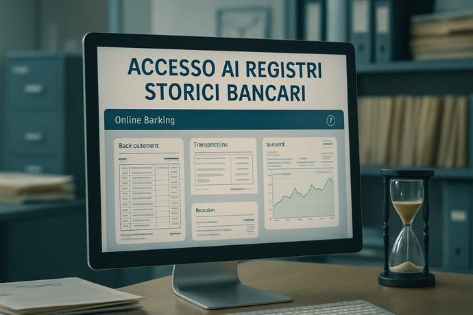 Fino a quanti anni posso recuperare movimenti bancari vecchi, come si possono av
