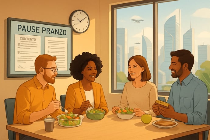 La pausa pranzo � obbligatoria? Tutti i casi previsti da CCNL e normative 2025