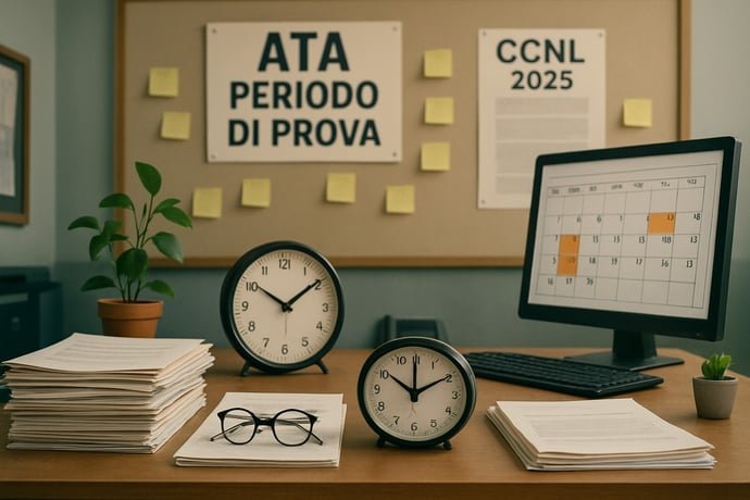 Periodo di prova Contratto Ata CCNL 2025, durata, calcolo giorni effettivi, stip