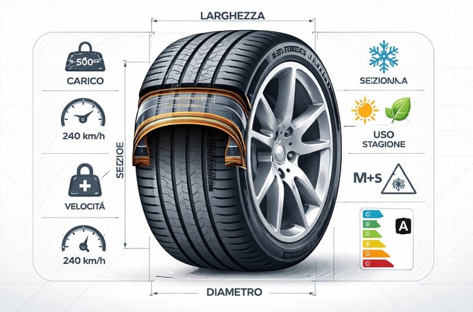 Pneumatici: come leggere le sigle e scegliere quelli pi� adatti