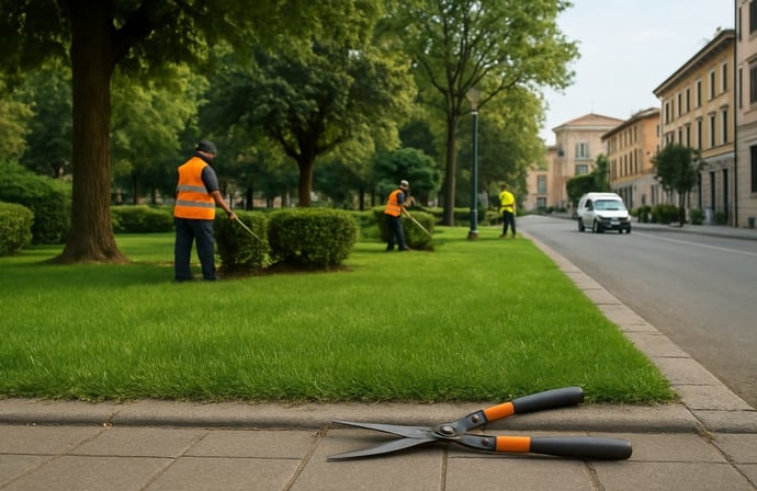 Posso tagliare liberamente a mie spese erba, alberi e siepi in giardini o strada