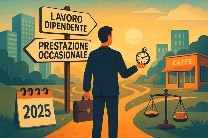 Prestazione occasionale 2025, limiti importi annuali lordi e netti e massima dur