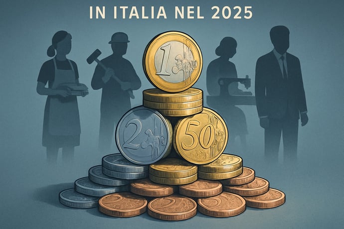 Qual � la paga base media secondo i contratti nazionali (CCNL) 2025 in vigore at