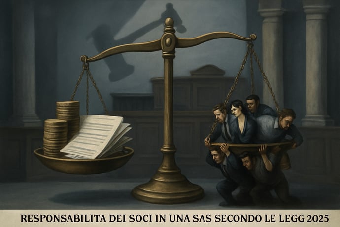 Quali responsabilit� hanno soci di una SAS per debiti e altre inadempienze secon