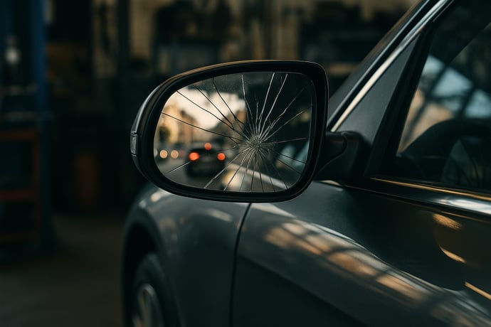 Quanto si paga per cambiare uno specchietto auto destro o sinistro o ripararlo. 