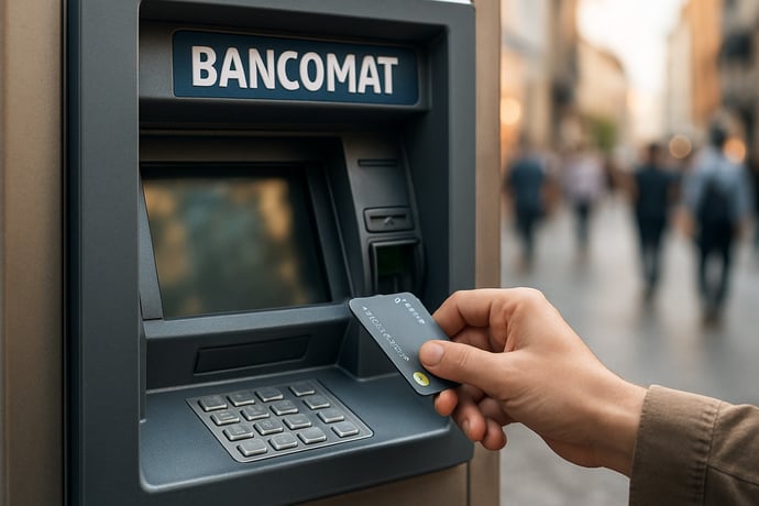 Quanto costa prelevare con il bancomat in sportello di un'altra banca. Le ta
