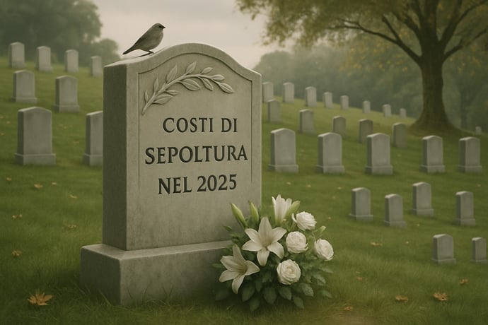 Quanto costa sepoltura sotto terra in tomba cimitero? Prezzi medi 2025