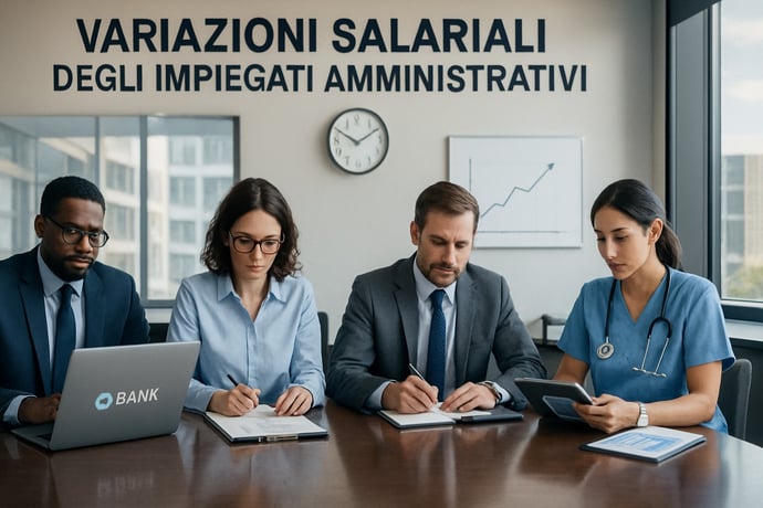 Quanto guadagna impiegato amministrativo nei vari settori. Stipendi lordi e nett