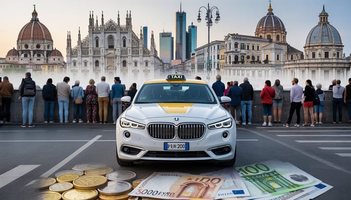 Quanto guadagna un tassista nelle principali citt� italiane? Fatturato e utile m