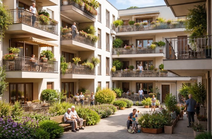 Regole per i balconi condominiali: propriet�, decorazioni e lavori