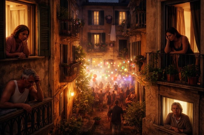Rumori di festa a tutte le ore: quando chiamare le autorit�