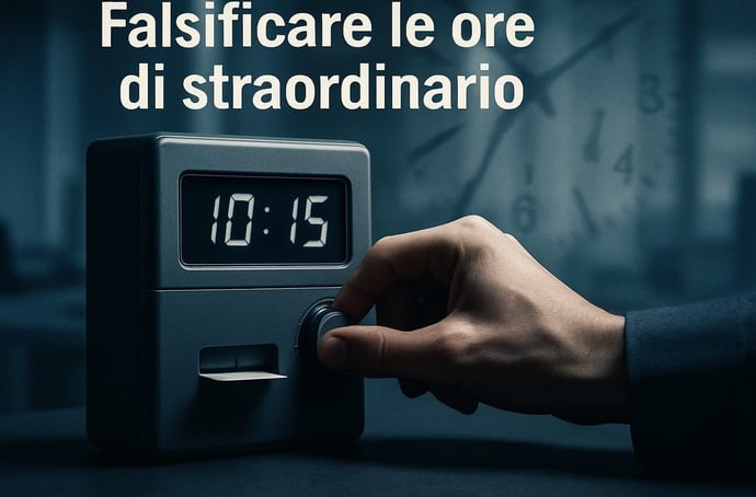 Se falsifico le ore di straordinario fatto, cosa rischio? Richiamo, sanzione o l