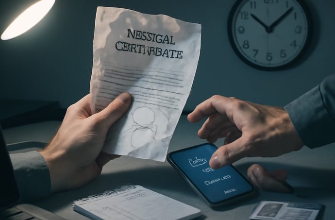 Se il certificato medico per malattia sul lavoro viene inviato tardi cosa succed