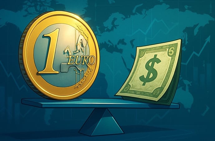 Se l'euro � pi� forte del dollaro, cosa significa? Spiegazioni, esempi e consegu