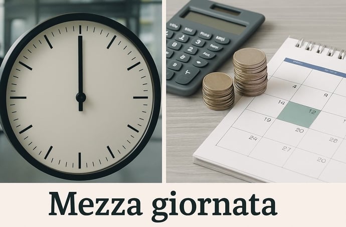 Se la mia azienda decide di far lavorare solo met� giornata un giorno alla setti