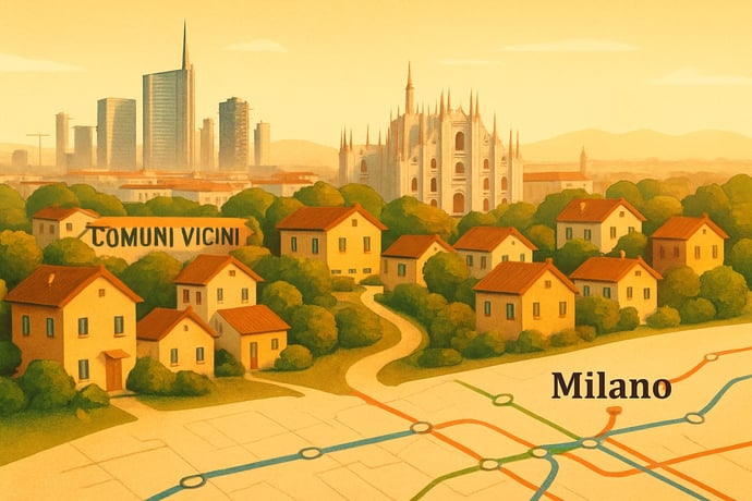 Se lavoro a Milano in quali Comuni vicini mi conviene affittare o comprare casa 