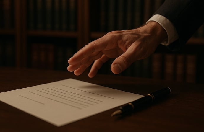Un testamento � legale e valido se chi lo scrive � aiutato a sorreggere la penna