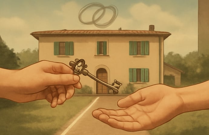 Se una casa viene donata o ereditata rientra nella comunione dei beni?