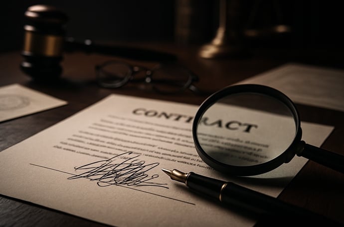 Se una firma su un contratto � illeggibile si pu� impugnarne la validit�? Cosa d