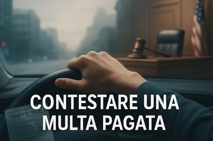 Si pu� contestare una multa auto gi� pagata? Come si deve fare, entro quanto tem