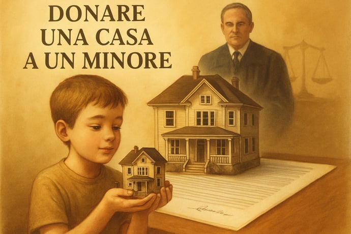 Si pu� donare una casa ad un minorenne ? Ecco cosa dice la legge nel 2025