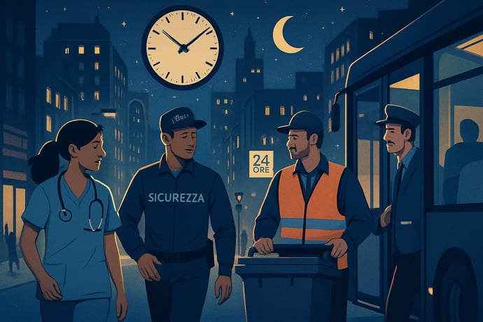 Si pu� lavorare sempre di notte se si vuole o � vietato e ci sono limiti secondo