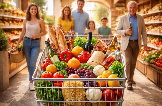 Il carrello della spesa nei supermercati è sempre più lo specchio dell ...